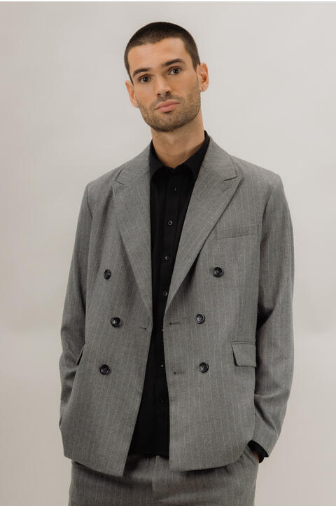 Jenson Blazer Pinstripe double breasted blazer