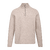 Succa Half-zip Light Sand L Basic viscose zip collar 