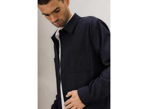 Gregory Overshirt Navy M Dressy overshirt 