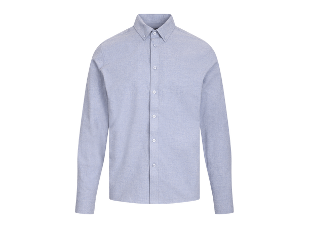 Will LS Shirt Mid blue M Flannel Shirt 