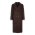 Delilah Coat Black Coffee S Long wool coat 
