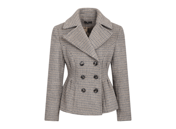 Hermione Jacket Dark Brown M Tailored wool blazer 