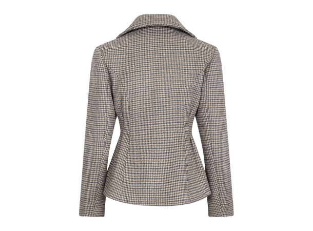 Hermione Jacket Dark Brown M Tailored wool blazer 
