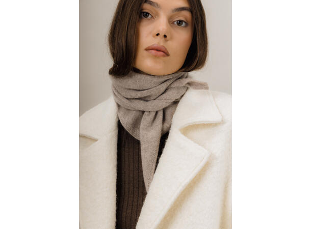 Innsbruck Scarf Flax One Size Casmere merino triangle scarf 