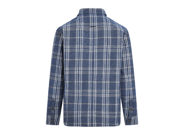 Otis LS Shirt Navy multi M Velour check shirt 