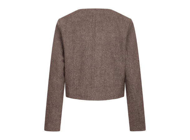 Annabelle Jacket Dark Brown M Twill wool cropped  jacket 
