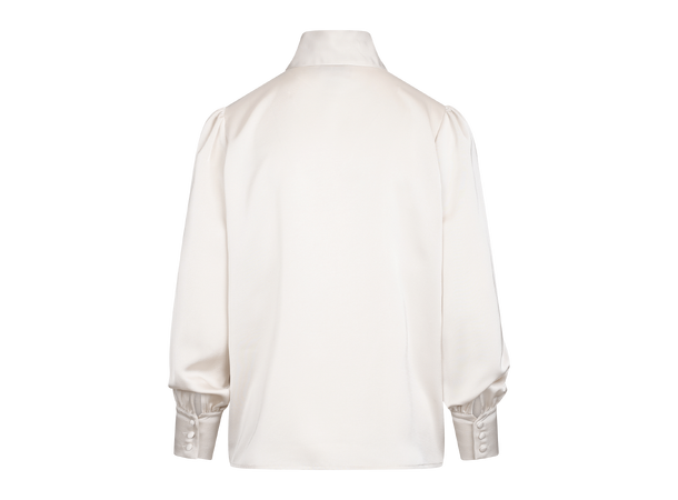 Keryn Blouse Light Silver XS Tie-neck blouse 
