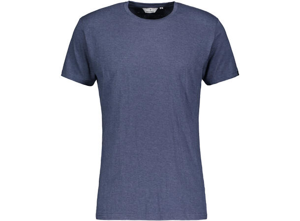 Niklas Basic Tee Mid Blue XXL Basic cotton T-shirt 