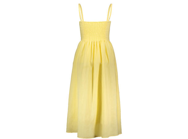 Drew Dress Popcorn Yellow M Linen mix sundress 