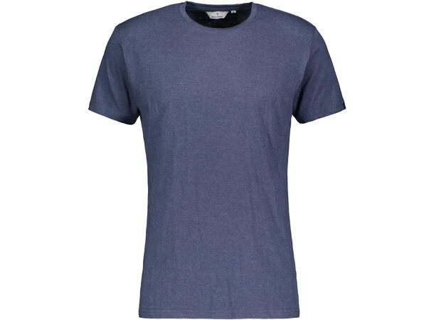 Niklas Basic Tee Mid Blue M Basic cotton T-shirt 
