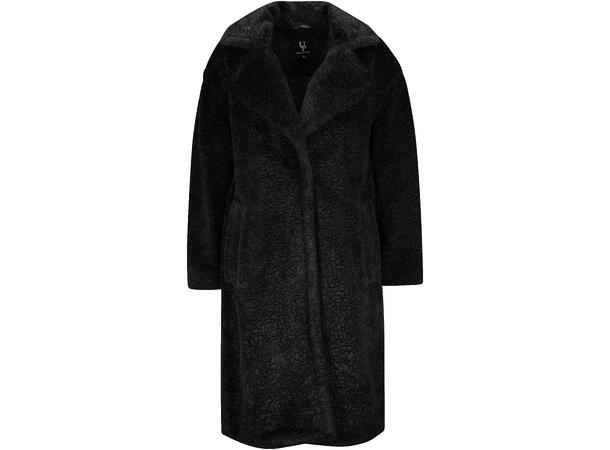 Anneli Coat Black S Fake fur coat 