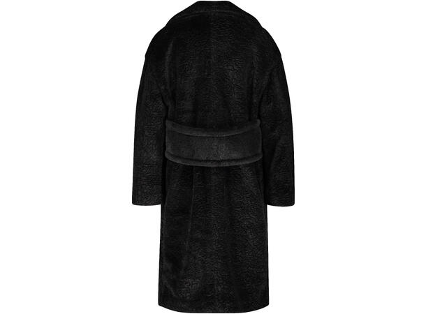 Anneli Coat Black L Fake fur coat 