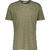 Niklas Basic Tee Deep Lichen Melange XXL Basic cotton T-shirt 