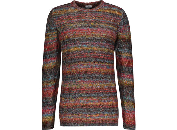 Harrison Sweater Multicol L Diamond Multicol Sweater 