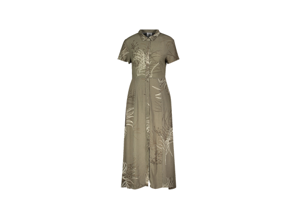 Limor Dress Deep Lichen AOP XS SS shirt dress 