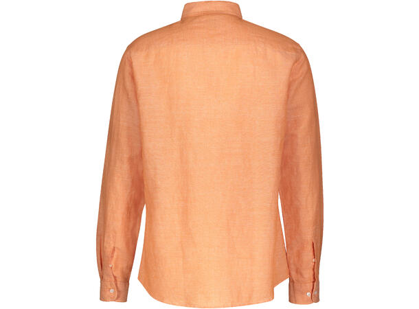 Roald Shirt Burnt Orange XXL Melange linen shirt 