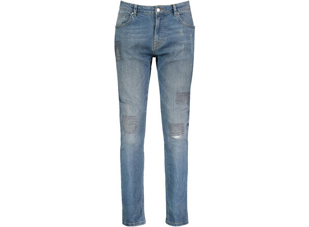 Jay Denim Light blue Denim 34-34 Distressed denim pant 