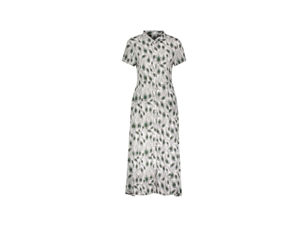 Limor Dress White AOP XS SS shirt dress 