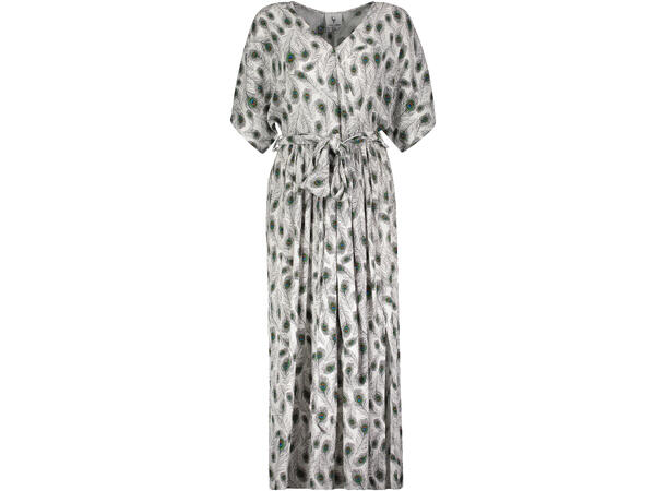 kayla spliced lace pleated maxi
