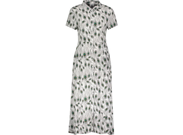 Limor Dress White AOP S SS shirt dress 